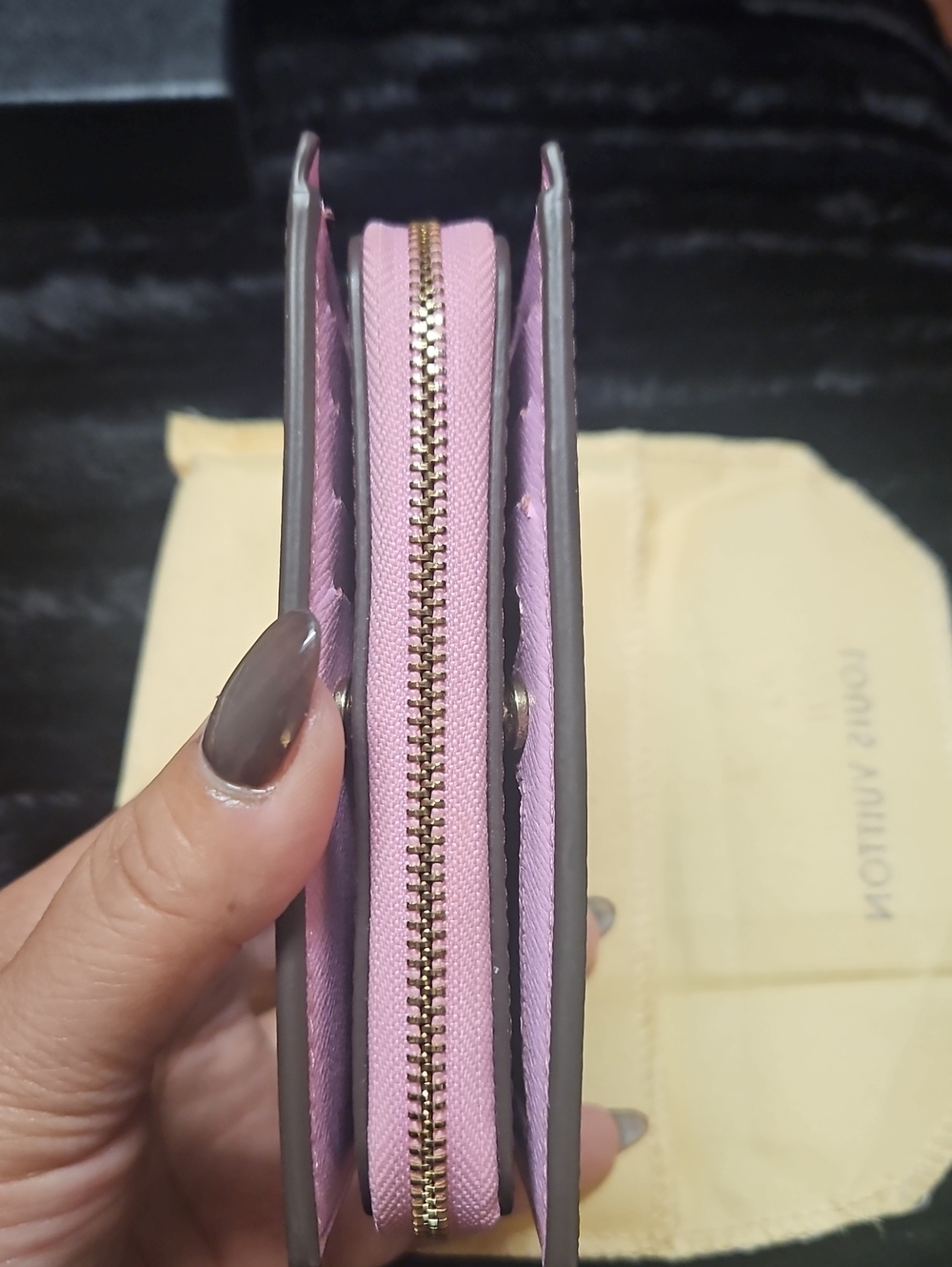 Monogram Canvas Brown & Pink Card Holder - Picture 2 of 6